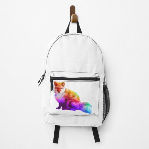 Item preview, Fox Looking Cute with Rainbow Colors designed and sold by phillipbooth.
