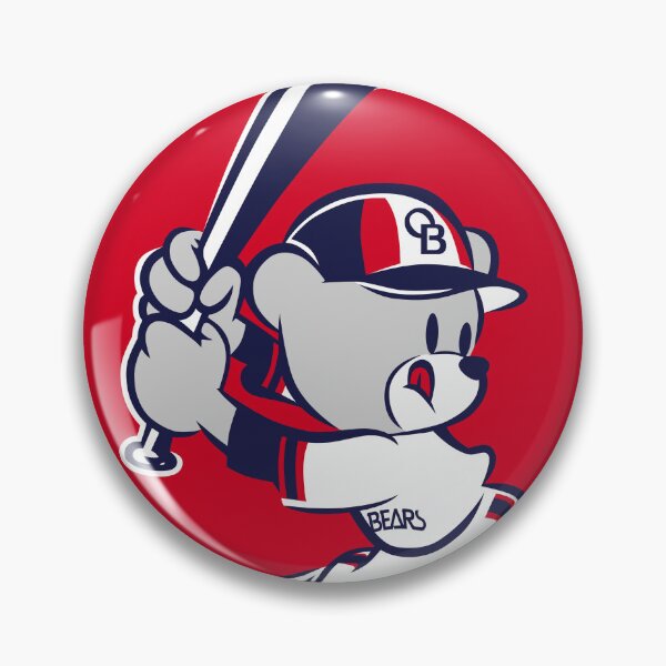 Item preview, 90's Batting OB BEAR on NAVY designed and sold by SeoulSights.