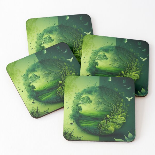 Item preview, green shades of nature designed and sold by sammgdesign.