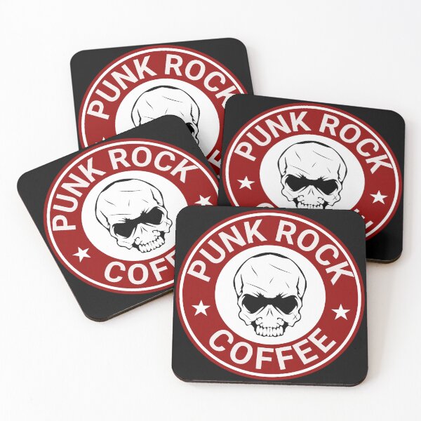 Item preview, Punk Rock Coffee Shop & Bakery Red Variant designed and sold by DreamSwiftly.