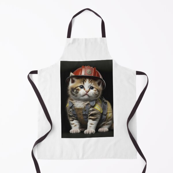 Item preview, Brave Kitty Fireman designed and sold by Paul Neuhaus.