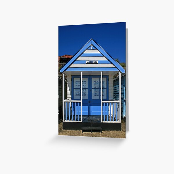 Mr Blue Sky Greeting Card