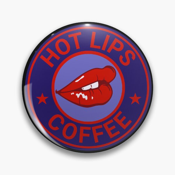 Item preview, Hot Lips Sexy Coffee Shop & Bakery Blue Variant designed and sold by DreamSwiftly.