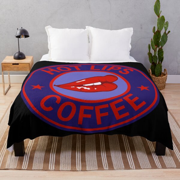 Item preview, Hot Lips Sexy Coffee Shop & Bakery Blue Variant designed and sold by DreamSwiftly.