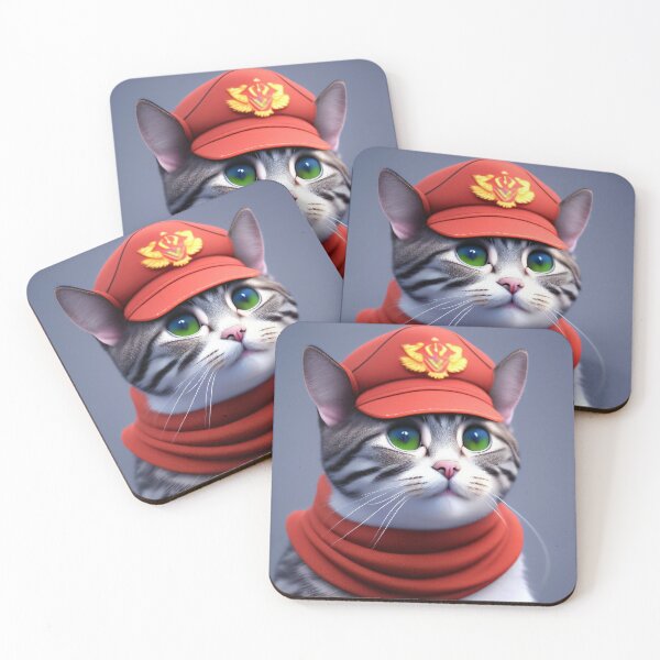 Item preview, The Catsy Cat With Red Scarfe designed and sold by CreepyDesigns.