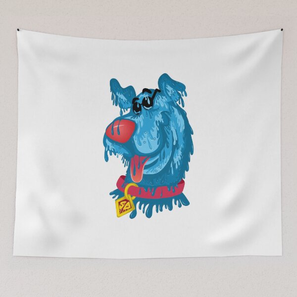 Item preview, Cute Blue dog grime art designed and sold by AmsaOza.