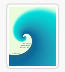 Siehe Die Linie Sticker