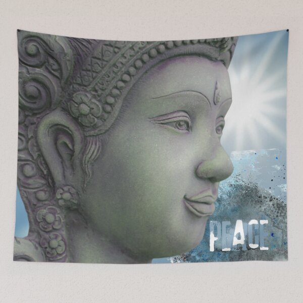 Item preview, Peace Buddha designed and sold by Edenglow Prints & Peculiars.
