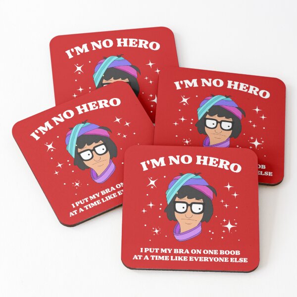 Item preview, I'm No Hero I Put My Bra On One Boob designed and sold by JamesSmith88.