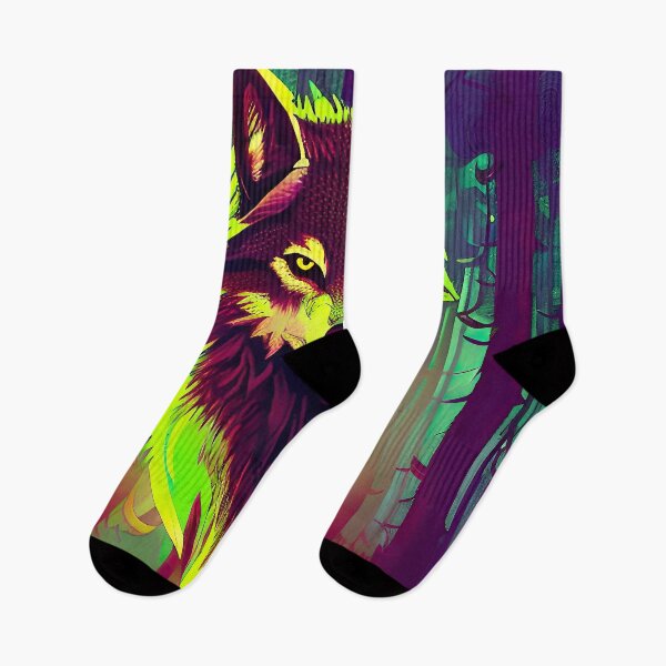 Item preview, Neon Wolf designed and sold by Aww_To_Z Animals.