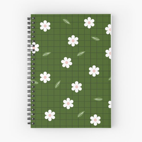 Item preview, Copy of Cute Floral Pattern Green Background Flowers Daisies Spring Flower Pattern designed and sold by TeesForNerds.