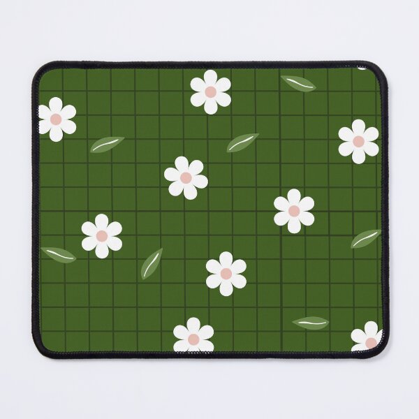 Item preview, Copy of Cute Floral Pattern Green Background Flowers Daisies Spring Flower Pattern designed and sold by TeesForNerds.