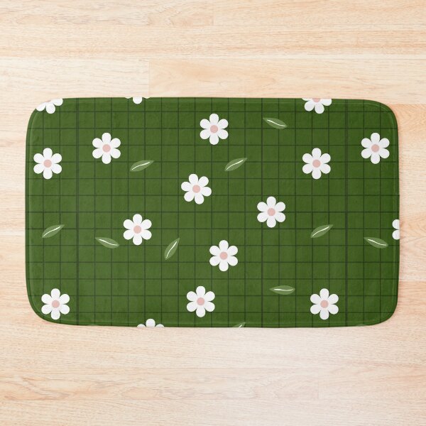 Item preview, Copy of Cute Floral Pattern Green Background Flowers Daisies Spring Flower Pattern designed and sold by TeesForNerds.