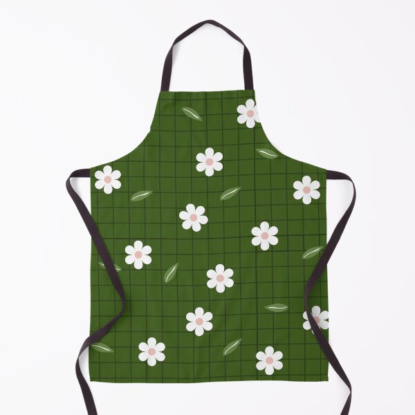 Item preview, Copy of Cute Floral Pattern Green Background Flowers Daisies Spring Flower Pattern designed and sold by TeesForNerds.