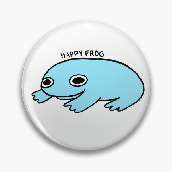 Item preview, Happy Frog | Sky Blue Frog designed and sold by iristocat.