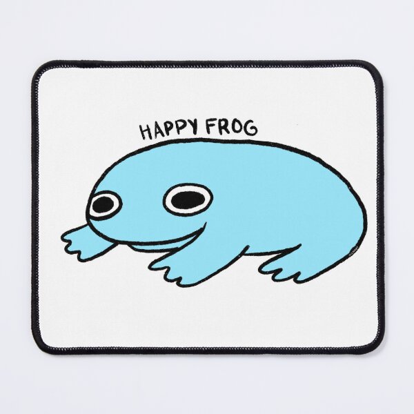 Item preview, Happy Frog | Sky Blue Frog designed and sold by iristocat.