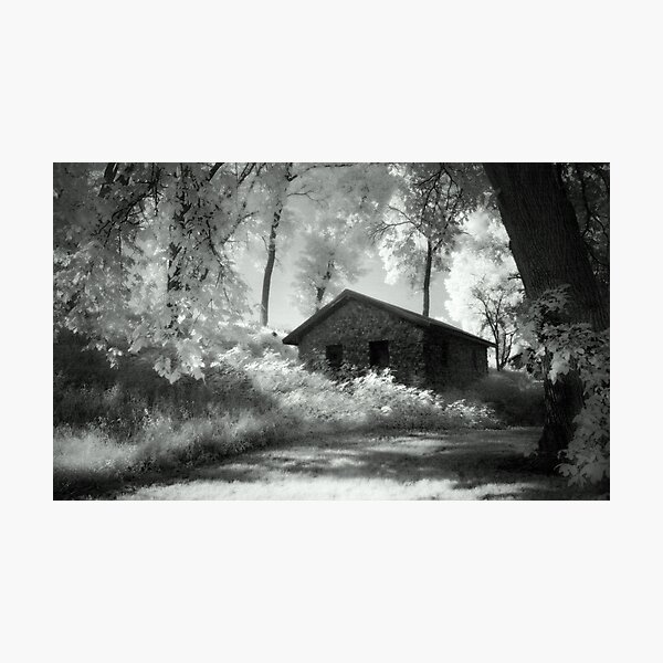 Moss and an Old Manse Photographic Print