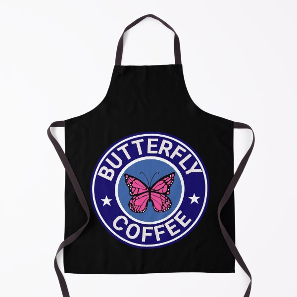 Artikelvorschau, Butterfly Coffee Shop & Bakery Blaue Variante entworfen und verkauft von DreamSwiftly.