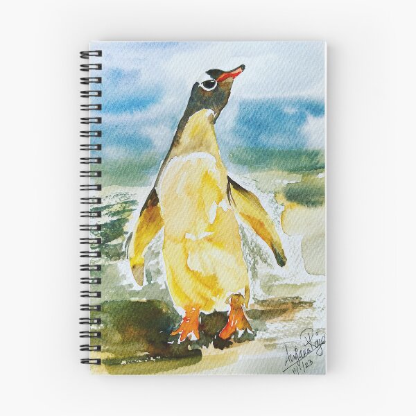 Item preview, Hoppy the Penguin designed and sold by AnjuPaintings.
