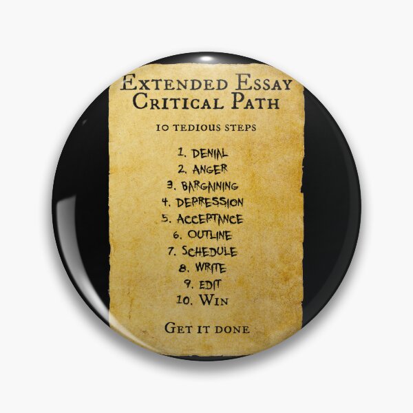 Item preview, Extended Essay Critical Path - 10 tedious steps to success designed and sold by Signs for Dark Times.