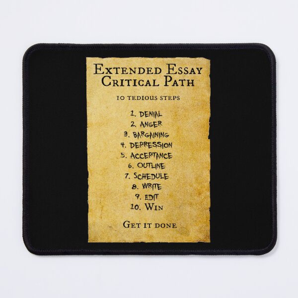 Item preview, Extended Essay Critical Path - 10 tedious steps to success designed and sold by Signs for Dark Times.