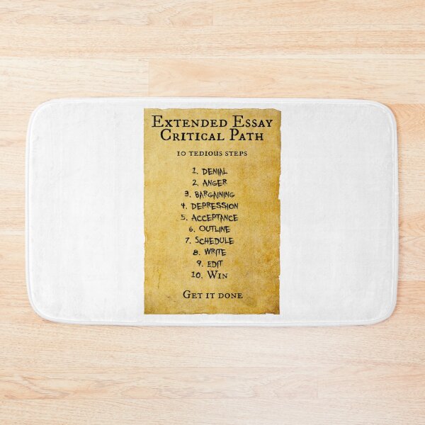 Item preview, Extended Essay Critical Path - 10 tedious steps to success designed and sold by Signs for Dark Times.