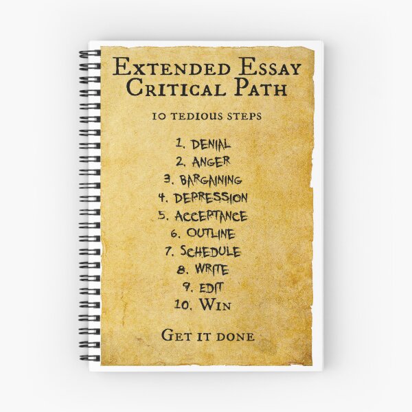 Item preview, Extended Essay Critical Path - 10 tedious steps to success designed and sold by Signs for Dark Times.