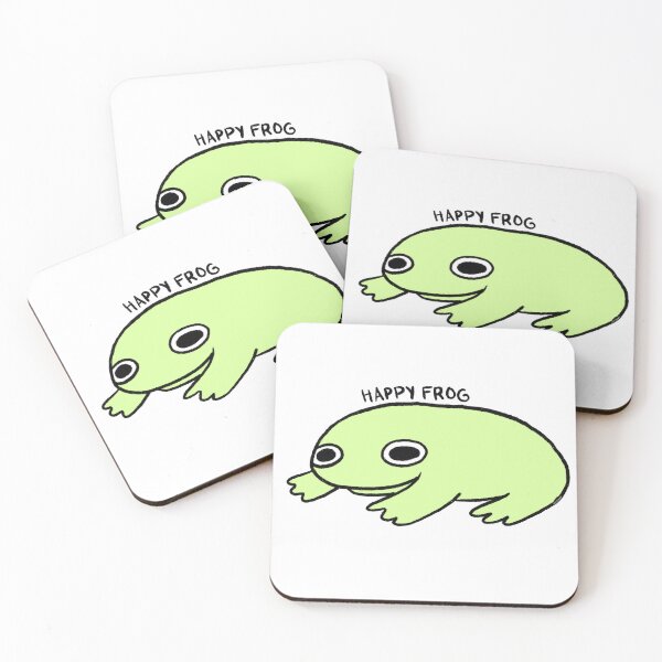 Item preview, Happy Frog | Positive Green Frog designed and sold by iristocat.