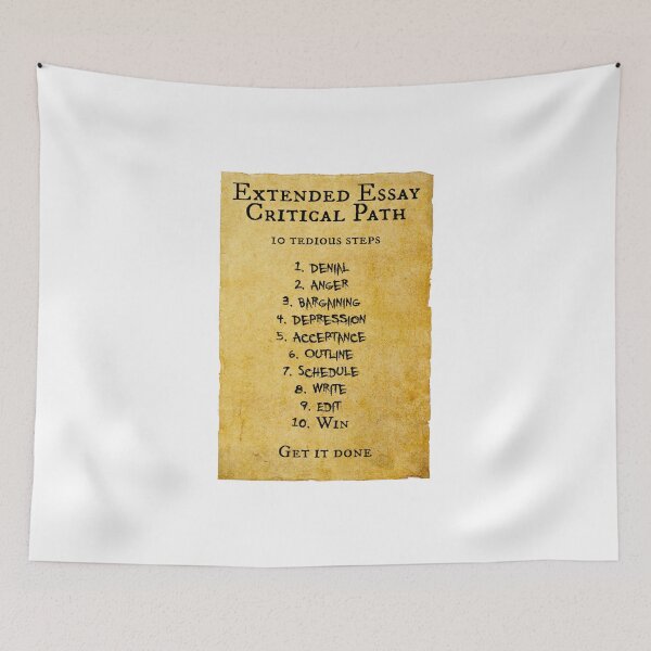 Item preview, Extended Essay Critical Path - 10 tedious steps to success designed and sold by Signs for Dark Times.