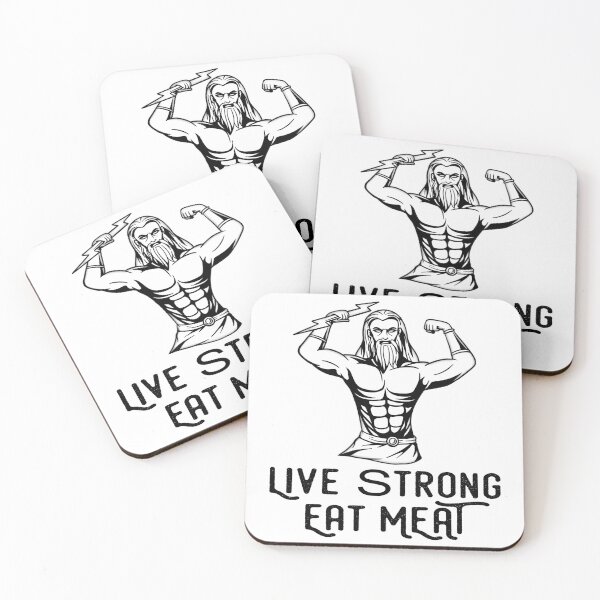 Item preview, Live Strong Eat Meat designed and sold by FinalCut55.