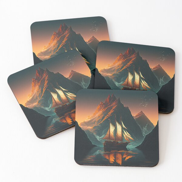 Item preview, Mountain Beautiful Sunset Art designed and sold by Damian Sobczyk.