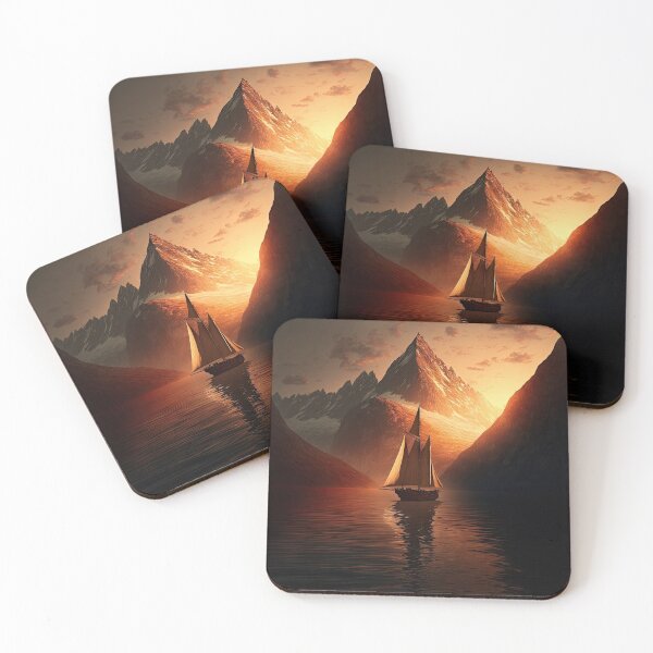 Item preview, Mountain Beautiful Sunset Art designed and sold by Damian Sobczyk.