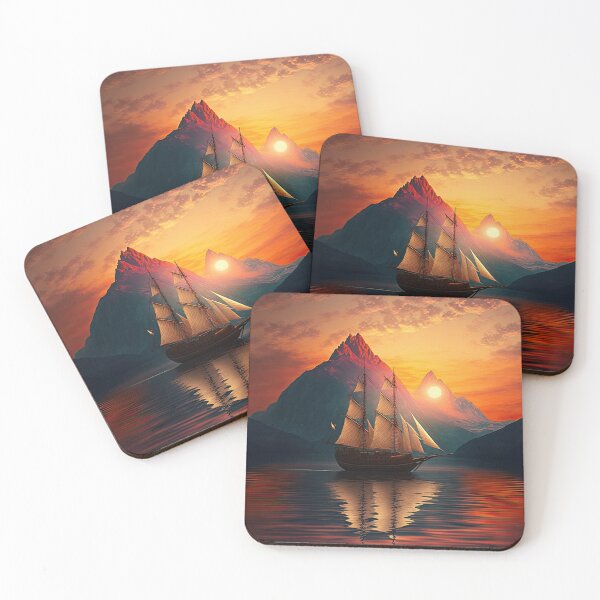 Item preview, Mountain Beautiful Sunset Art designed and sold by Damian Sobczyk.