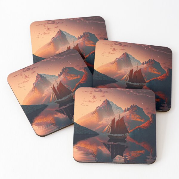 Item preview, Mountain Beautiful Sunset Art designed and sold by Damian Sobczyk.