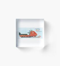 1970 Ariens Snowmobile Acrylic Block