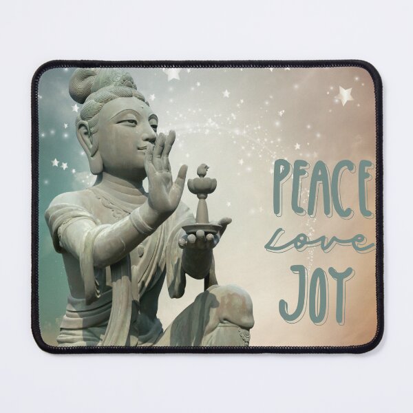 Artikelvorschau, Buddhistischer Frieden, Liebe und Freude entworfen und verkauft von Edenglow Prints & Peculiars.