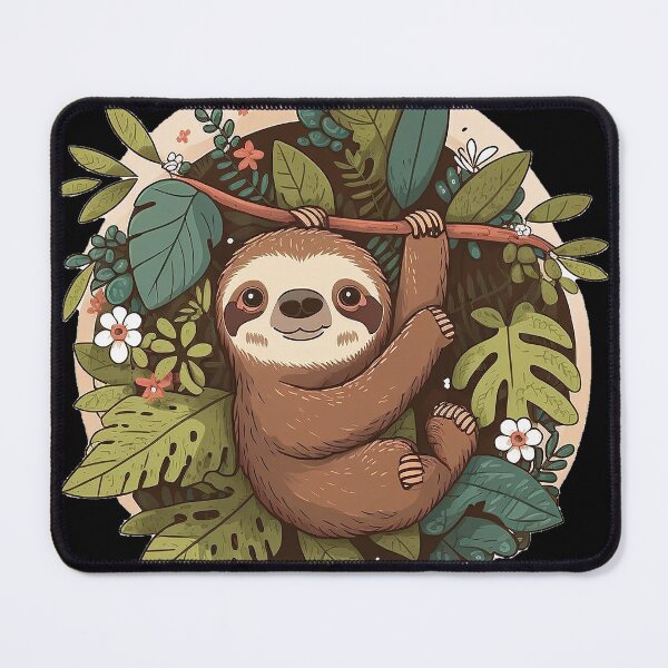 Item preview, Cartoon Sloth #1 designed and sold by Viktor Surzhko.