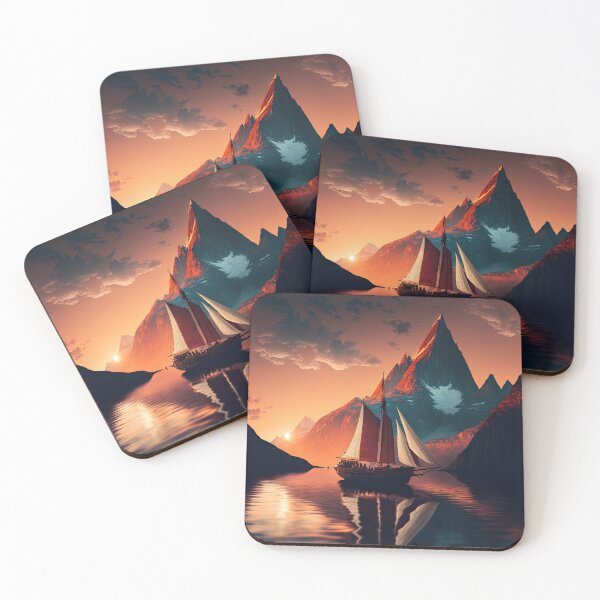 Item preview, Mountain Beautiful Sunset Art designed and sold by Damian Sobczyk.