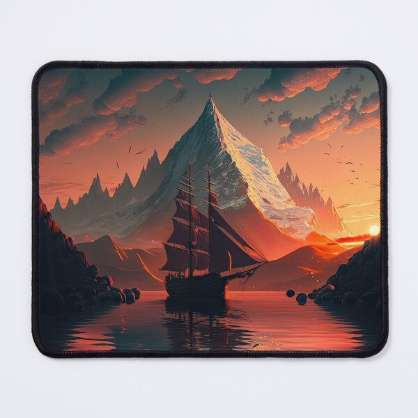 Item preview, Mountain Beautiful Sunset Art designed and sold by Damian Sobczyk.