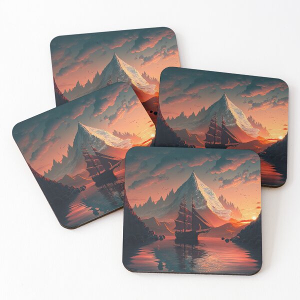 Item preview, Mountain Beautiful Sunset Art designed and sold by Damian Sobczyk.