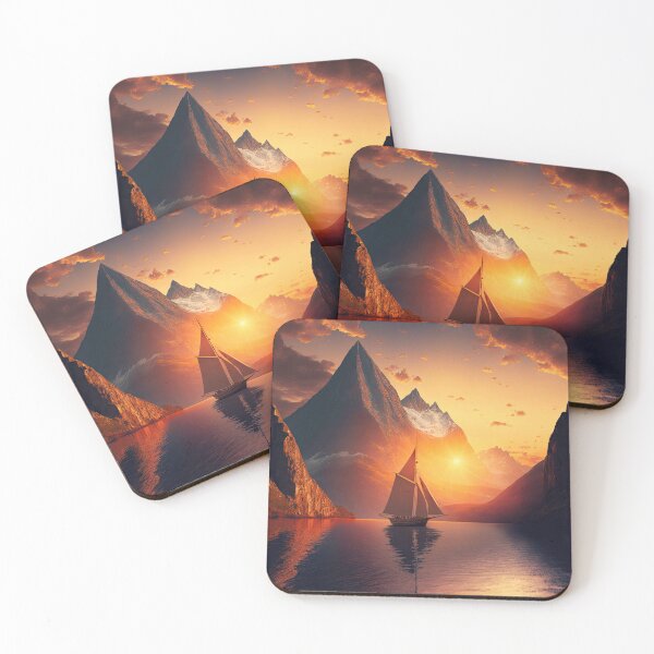 Item preview, Mountain Beautiful Sunset Art designed and sold by Damian Sobczyk.