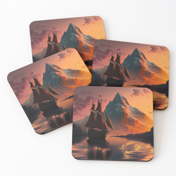 Item preview, Mountain Beautiful Sunset Art designed and sold by Damian Sobczyk.
