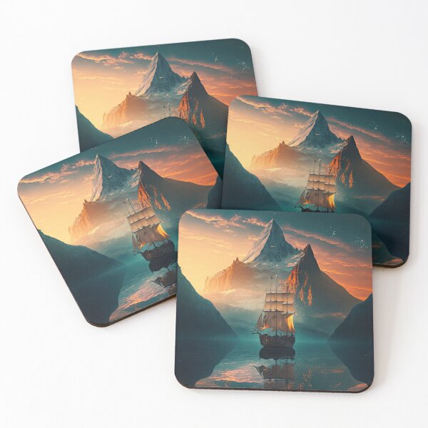 Item preview, Mountain Beautiful Sunset Art designed and sold by Damian Sobczyk.