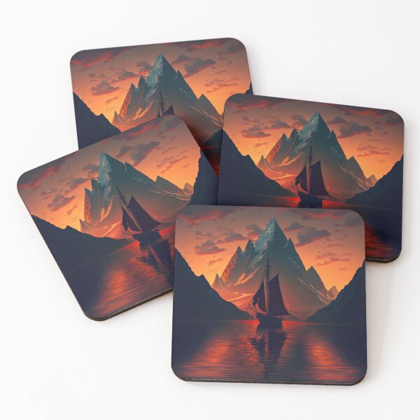 Item preview, Mountain Beautiful Sunset Art designed and sold by Damian Sobczyk.