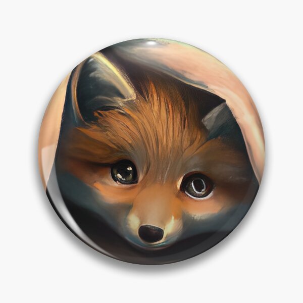 Item preview, Fox hiding under the bed sheets designed and sold by phillipbooth.