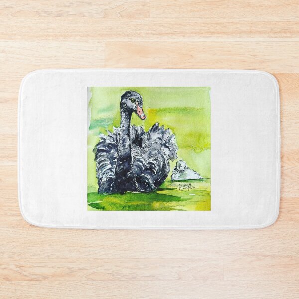 Item preview, Swan and Cygnet designed and sold by AnjuPaintings.