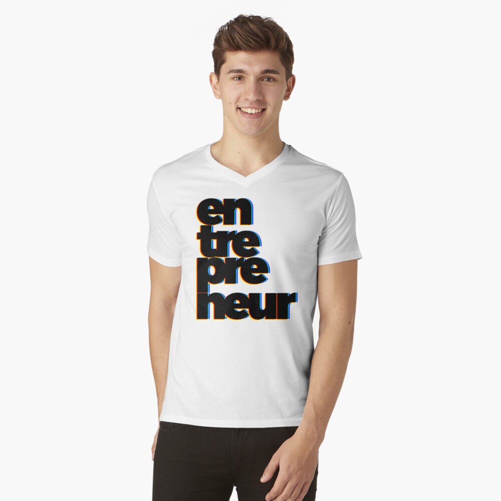 Item preview, V-Neck T-Shirt designed and sold by kloiks.