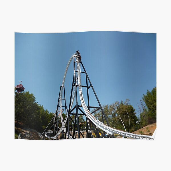Full Throttle Roller Coaster Poster
