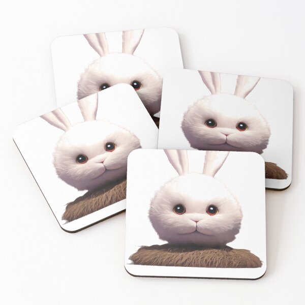Item preview, Fluffy Rabbit Ball on a Nest designed and sold by Peelya.