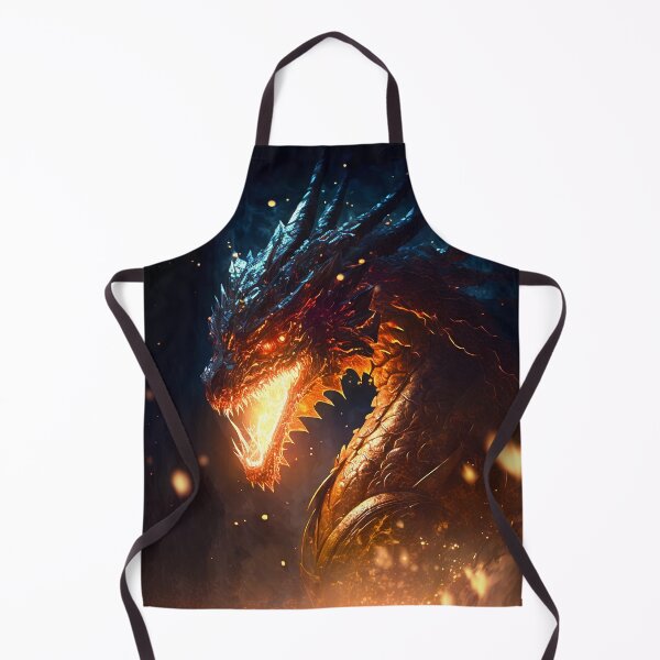 Item preview, Fierce Inferno A High-Detail Dragon Breathing Fire designed and sold by oanaunciuleanu.